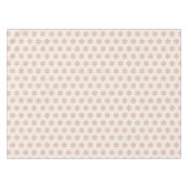 Crème, Perzik en Sage Green boho bloempatroon Tafelkleed (Voorkant (Horizontaal))