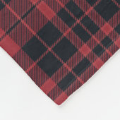 Crème Plaid en Lint Kerstmis Fleece Deken (Hoek)