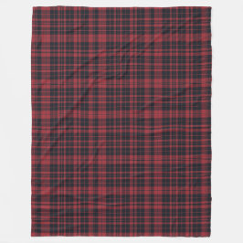 Crème Plaid en Lint Kerstmis Fleece Deken