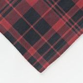 Crème Plaid en Lint Kerstmis Fleece Deken (Hoek)