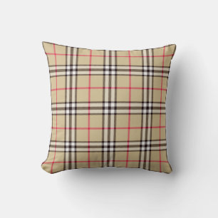 Crème Plaid Kussen
