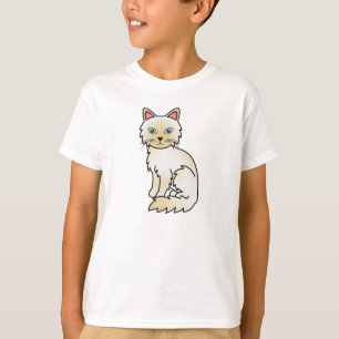 Crème Point Birmaanse / Ragdoll kat T-shirt