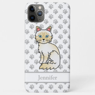 Crème Point Tabby Birman / Ragdoll Mooie Kat & Naa Case-Mate iPhone Case