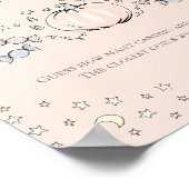 Crème Pompoen Hoeveel Snoepjes Baby Shower Spel Poster (Hoek)