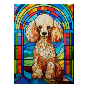 Crème Poodle Perfect Poster