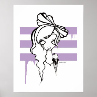 Crème Poster, 16x20 Poster