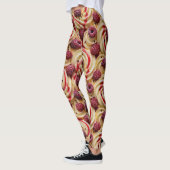 Crème Raspberry Swirl - Zoete Dessert Esthetiek Leggings (Links)