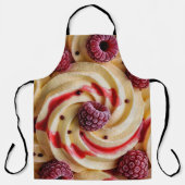 Crème Raspberry Swirl - Zoete Dessert Esthetiek Schort (Voorkant)
