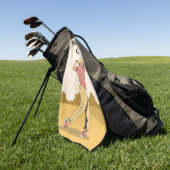 Crème Rood Aangepaste Beste golfhanddoeken Golfhanddoek (Groen)