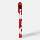 Crème Rood Goud Western Koeienhuid Case-Mate iPhone Case (Achterkant / Links)