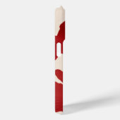 Crème Rood Goud Western Koeienhuid Case-Mate iPhone Case (Achterkant / Rechts)