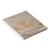 Crème Roos Note Pad Notitieblok (Schuin)