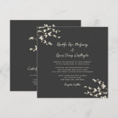 Crème Sakura Kersenbloesem Koffie Aziatisch Bruilo Kaart (Voorkant / Achterkant)