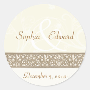 Crème sierfries Sticker