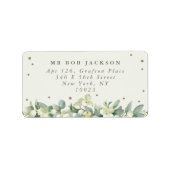 Crème Sneeuwbes+Eucalyptus Adreslabel Etiket (Voorkant)