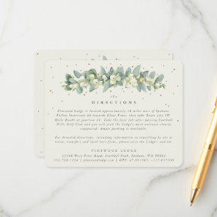 Crème Sneeuwbes+Eucalyptus Slag Directions Informatiekaartje