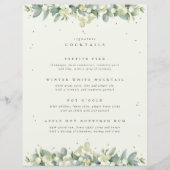 Crème Sneeuwbes+Eucalyptus Trouw Dranken/Bar Menu (Voorkant)