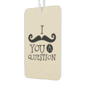 Crème snor je een vraag Humor Vaderdag Luchtverfrisser (Links)