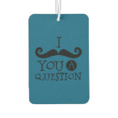 Crème snor je een vraag Humor Vaderdag Luchtverfrisser (Achterkant)