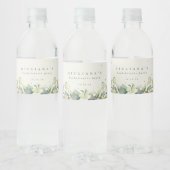 Crème Snowberry+Eucalyptus Bachelorette/Douche Waterfles Etiket (Flessen)