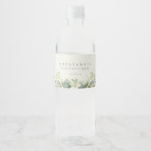 Crème Snowberry+Eucalyptus Bachelorette/Douche Waterfles Etiket (Voorkant)