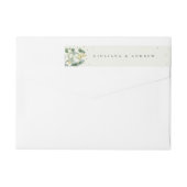 Crème Snowberry + Eucalyptus bruiloft klassiek (Achterkant)