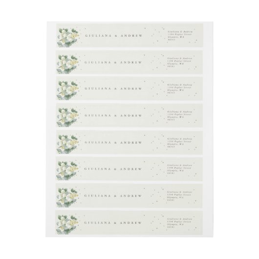 Crème Snowberry + Eucalyptus bruiloft klassiek (Vel)