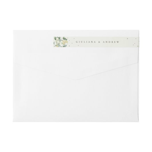 Crème Snowberry + Eucalyptus Bruiloft Skinny (Achterkant)