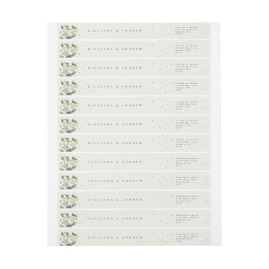 Crème Snowberry + Eucalyptus Bruiloft Skinny (Vel)