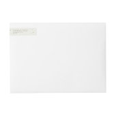 Crème Snowberry + Eucalyptus Bruiloft Skinny (Voorkant)