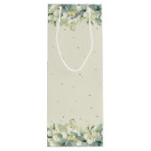 Crème Snowberry+Eucalyptus Kerst/Vakantie Wijn Cadeautas (Achterkant)