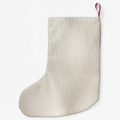 Crème Sparkle Goud Glam Eenhoorn Lichten Kleine Kerstsok (Achterkant)