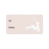 Crème Steen Wit Rendier Etiket (Voorkant)