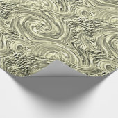 Crème Swirl-omslagpapier Cadeaupapier (Hoek)