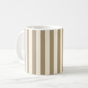 Crème Tofu Khaki Oyster Streep Koffiemok