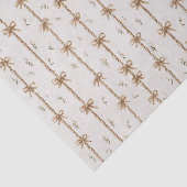 Crème Touw Strikken Verjaardag Tissuepapier (Detail)