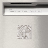 Crème trouwmagneetset magneet (Insitu (Vaatwasser))