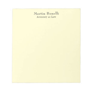 Crème Unieke Klassieke Gepersonaliseerde Eigen Naa Notitieblok