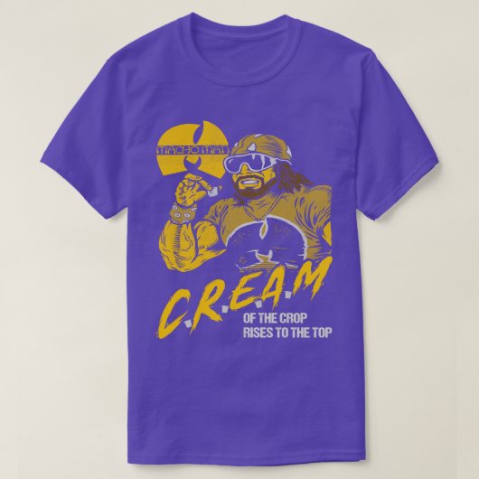 CRÈME van het gewas T-shirt (Design voorkant)