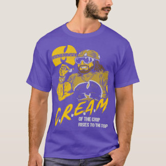 CRÈME van het gewas T-shirt