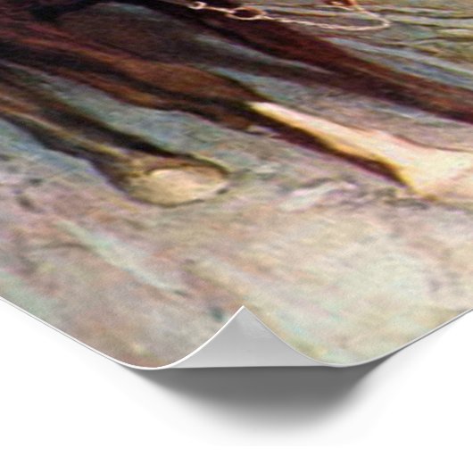 Crème van Tarwe Cowboy Postman N C Wyeth Circa 190 Poster (Hoek)