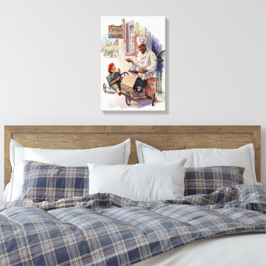  CRÈME VAN TARWE RECLAME CANVAS WRAP (Insitu (Slaapkamer))