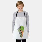 crème voor de tweede pijler schort (Gedragen)