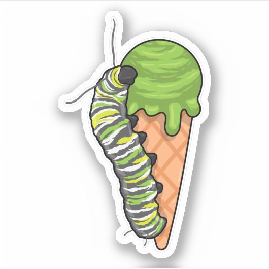 crème voor de tweede pijler sticker (Voorkant)