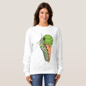 crème voor de tweede pijler trui (Voorkant volledig)