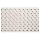 crème voor zuster op wit stof (Yard (91,4 cm))