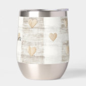 Crème Wit Beige Boho Hearts (Links)