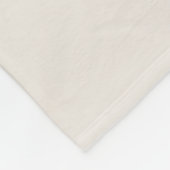 Crème Wit Blau Strepen Strik Fleece Deken (Hoek)