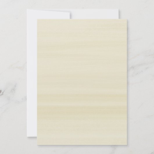 Crème Wit Goud Rozen Geometrische receptie Alleen  Kaart (Achterkant)