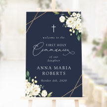Crème Witte Bloemen, Eerste Heilige Communie Welko